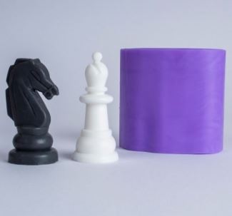 Форма Силиконовая Шахматные фигуры "Конь и слон", шт