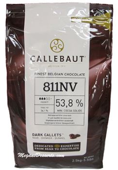 Шоколад Темный 53,8%какао,в калетах 10 кг.Callebaut, Бельгия