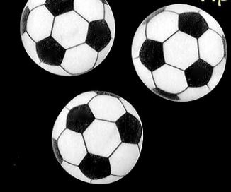 Сахарные фигурки "Футбольный мяч", d-27мм, 10шт, упак