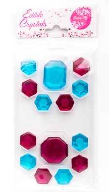 Леденец маленький (кристалл) MIX "Виноградный+Голубой", шт